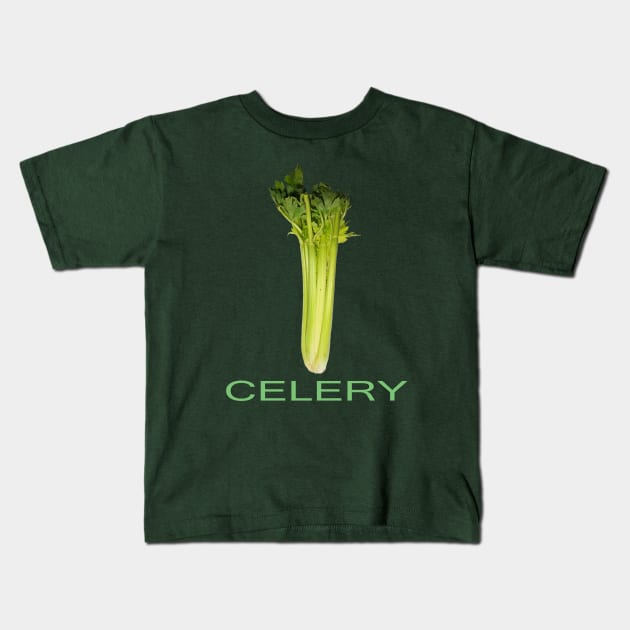 Boy Meets Celery Kids T-Shirt by CraftyMcVillain